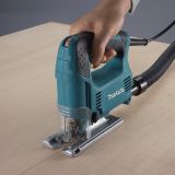 Лобзик Makita 450 Вт + 5 пилочек по дереву, 4329X1