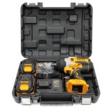 Аккумуляторный ударный гайковерт LEIYA, 20 В, 2100 Нм, с 2 АКБ 6 Ач и ЗУ, 2100 Нм, LY-A1520