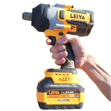 Аккумуляторный ударный гайковерт LEIYA, 20 В, 2100 Нм, с 2 АКБ 6 Ач и ЗУ, 2100 Нм, LY-A1520