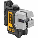 Лазерный нивелир DEWALT DW089K, на батарейках, красный луч, 15 м, в кейсе (DW089K-XJ)