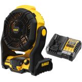 Аккумуляторный вентилятор DEWALT DCE512P1, 18 В, 28 м³/мин, c АКБ 5 Ач и ЗУ
