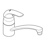 Смеситель для кухни GROHE Euroeco, хром (32750000)