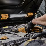 Аккумуляторный угловой гайковерт DEWALT DCF504L1G, 12 В, 54 Нм, 250 об/мин, с АКБ 3 Ач и ЗУ, в чехле (DCF504L1G-QW)