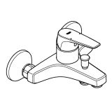 Смеситель для ванны GROHE BauFlow, хром (23601000)