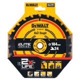 Пильный диск DEWALT DT10302, по дереву, 184х16х1 мм (DT10302-QZ)