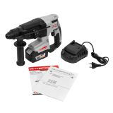 Аккумуляторный перфоратор ИНТЕРСКОЛ ПА-28/18ВM, 18 В, 2.8 Дж, 5300 уд/мин, с АКБ 4 Ач и ЗУ, в кейсе МультиБокс (732.4.1.70)