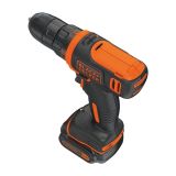 Аккумуляторная дрель-шуруповерт BLACK+DECKER BDCDD12K1, 10 В, 1.5 Ач , Li-Ion