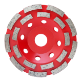 Чашка алмазная ИНТЕРСКОЛ 2-ряда, 125х22.2х5 мм, 13300 об/мин (10102.125)