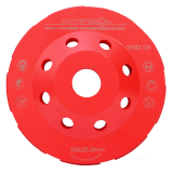 Чашка алмазная ИНТЕРСКОЛ 2-ряда, 125х22.2х5 мм, 13300 об/мин (10102.125)