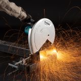 Отрезная пила Makita M2402B, 2000 Вт, 355 мм, 3800 об/мин