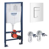 Комплект инсталляции GROHE Rapid SL 38772SH0 с унитазом AQUAme AQM2003 и сиденьем с микролифтом (NW0287)