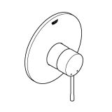 Внешняя часть смесителя для душа GROHE Essence, хром (19286001)