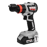 Аккумуляторная дрель-шуруповерт ИНТЕРСКОЛ Комби ДА-13/18В 50, 18 В, 1600 об/мин, с 2 АКБ 2 Ач и ЗУ, в кейсе (776.2.2.79)