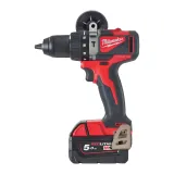 Аккумуляторная дрель-шуруповерт Milwaukee M18 BLPD2-502X, 18 В, 1800 об/мин, 28800 уд/мин, с 2 АКБ 5 Ач и ЗУ, в кейсе, 4933464518