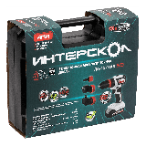 Аккумуляторная дрель-шуруповерт ИНТЕРСКОЛ Комби ДА-13/18В 50, 18 В, 1600 об/мин, с 2 АКБ 2 Ач и ЗУ, в кейсе (776.2.2.79)