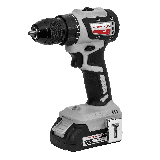 Аккумуляторная дрель-шуруповерт ИНТЕРСКОЛ ДА-13/18В 50, 18 В, 1600 об/мин, с 2 АКБ 2 Ач и ЗУ, в кейсе (776.2.2.70)