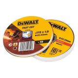 Отрезной диск DEWALT DT3506, 115 x 1 мм, 10 шт. в жестяной упаковке