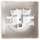 Розетка без заземления со шторками 10А Systeme Electric (Schneider Electric) Hit, белый RA10-137-B