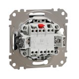 Переключатель 1-клавишный, схема 6 10АХ Schneider Electric Sedna Design, антрацит SDD114106