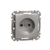 Розетка без заземления 16А Schneider Electric Sedna Design, алюминий SDD113035