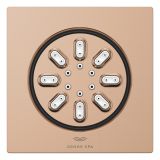 Боковой душ GROHE Rainshower Aqua, квадратный, 2 режима струи, теплый закат матовый (26802DL0)