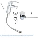 Смеситель для раковины GROHE Eurosmart, S-size, хром (33265002)