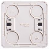 Выключатель 2-клавишный с подсветкой Systeme Electric (Schneider Electric) Etude, сосна BA10-006D