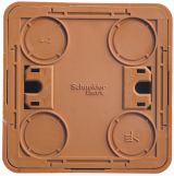 Выключатель 2-клавишный с подсветкой Systeme Electric (Schneider Electric) Etude, бук BA10-006T