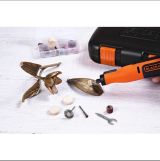 Аккумуляторный гравер BLACK+DECKER, 7.2 В, 29500 об/мин, со встроенной АКБ 1.5 Ач, BCRT8IK