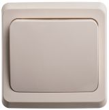 Выключатель 1-клавишный с самовозвратом Systeme Electric (Schneider Electric) Etude, кремовый KC10-001K