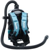 Аккумуляторный ранцевый пылесос Makita DVC265, 2x18 В, 2 л, с 2 АКБ 5 Ач, без ЗУ (DUST-KITM16)