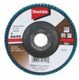 Лепестковый шлифовальный диск Makita 125x22, 23 мм, Z60, стекловолокно, угловой , D-63797