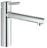 Смеситель для кухни GROHE Concetto с вытяжным изливом, хром (31129001)