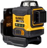Аккумуляторный лазерный нивелир DEWALT DCLE34031D1, 18 В, зеленый луч, 40 м, с АКБ 2 Ач и ЗУ, в кейсе (DCLE34031D1-QW)
