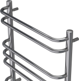 Полотенцесушитель электрический Aquatek Пандора П7 500x700, хром AQ EL RPC0770CH