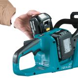 Аккумуляторная цепная пила Makita DUC353CT2, 2x18 В, 35 см, 20 м/с, с 2 АКБ 5 Ач и ЗУ