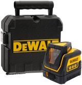 Лазерный нивелир DEWALT DW0811, на батарейках, красный луч, 30 м, в кейсе (DW0811-XJ)