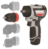 Аккумуляторная дрель-шуруповерт ИНТЕРСКОЛ КомбиМАКС ДА-10/12В 36, 12 В, 1500 об/мин, с 2 АКБ 2 Ач и ЗУ, в сумке (687.2.2.77)