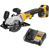 Аккумуляторная дисковая пила DEWALT DCS571P1, 20 В, 115 мм, 4500 об/мин, с АКБ 5 Ач и ЗУ (DCS571P1N-XJ-A9)