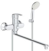 Смеситель для ванны GROHE Multiform универсальный, с душевым гарнитуром, хром (3270800A)