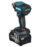 Аккумуляторный ударный шуруповерт Makita TD004GD201, 40 В, 230 Нм, 3900 уд/мин, с 2 АКБ 2.5 Ач и ЗУ, в кейсе MakPac
