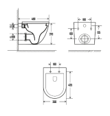 Комплект инсталляции GROHE Rapid SL 38772SH0 с унитазом AQUAme AQM2002MW и сиденьем с микролифтом (NW0286)