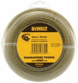Леска для триммера DEWALT DT20651, витой квадрат, 2 мм, 68.6 м, 3 шт. (DT20651-QZ-3)