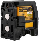 Лазерный нивелир DEWALT DW0822, на батарейках, красный луч, 15 м, в кейсе (DW0822-XJ)