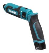 Аккумуляторная ударная отвертка Makita 7.2В, 1/4", 25 Нм, 0 – 2 450 об/мин, TD022DSE