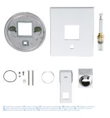 Смеситель для ванны GROHE Eurocube, внешняя часть, хром (19896000)