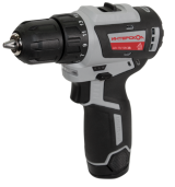 Аккумуляторная дрель-шуруповерт ИНТЕРСКОЛ МиниМАКС ДА-10/12В 38, 12 В, 1550 об/мин, с 2 АКБ 2.5 Ач и ЗУ, в кейсе (757.2.2.45)