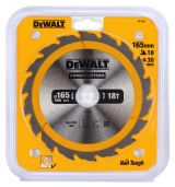 Диск пильный по дереву DEWALT CONSTRUCTION, 165х30х1.5 мм (DT1936-QZ)