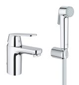 Смеситель для раковины GROHE Eurosmart Cosmopolitan с гигиеническим душем, S-size, хром (23125000)