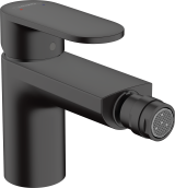 Смеситель для биде hansgrohe Vernis Blend со сливным гарнитуром 71210670, матовый черный